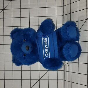 Vintage Graphics International 1986 Blue Crayola Bear -‎ Preloved Plush